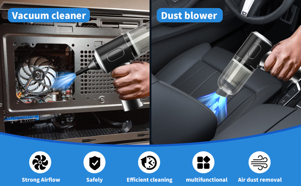 CEUTA 3 in 1 Portable Car Vacuum Cleaner