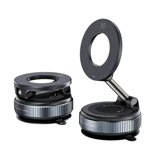 CEUTA Premium Magnetic Vacuum Phone Holder – 360° Foldable Mount for Car, Mirror & Desk | Compatible with All Smartphones