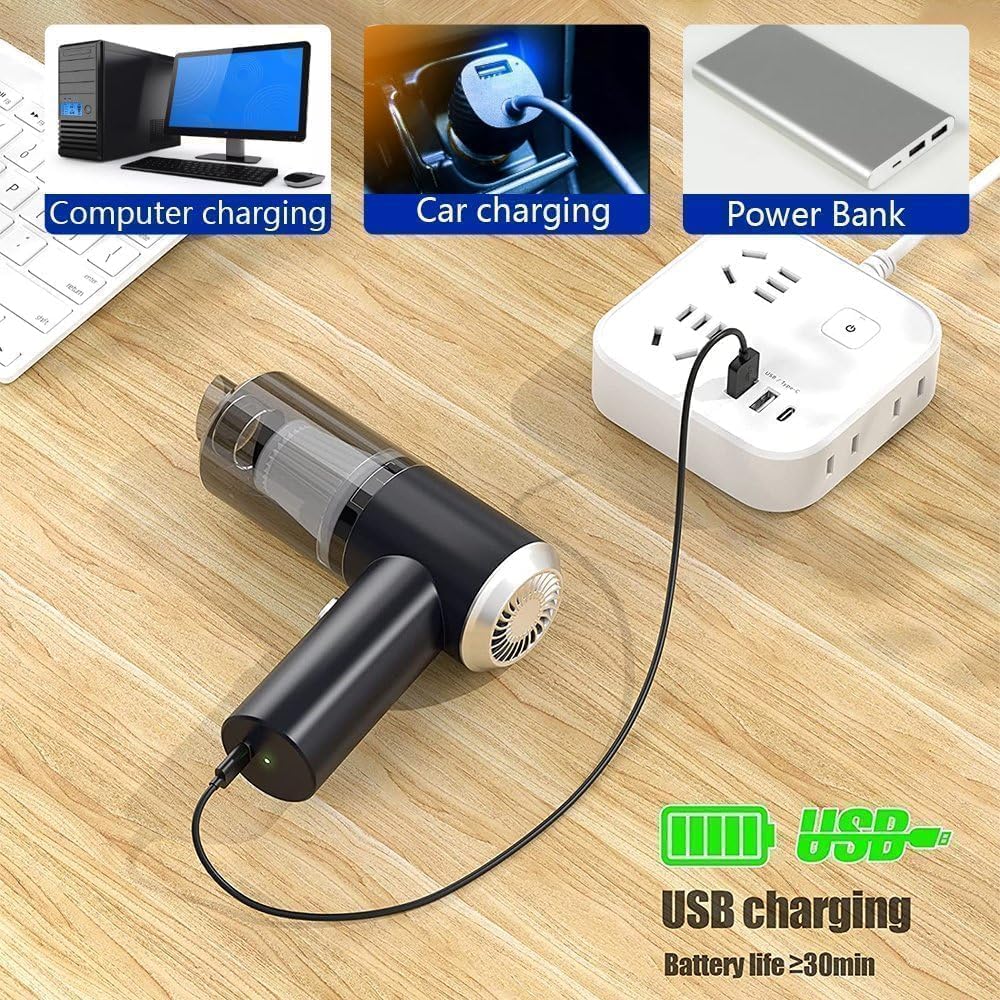 CEUTA 3 in 1 Portable Car Vacuum Cleaner